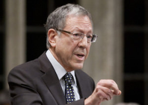 Liberal MP Irwin Cotler rises during question period in the House of Commons in Ottawa, Thursday December 15, 2011. THE CANADIAN PRESS/Adrian Wyld