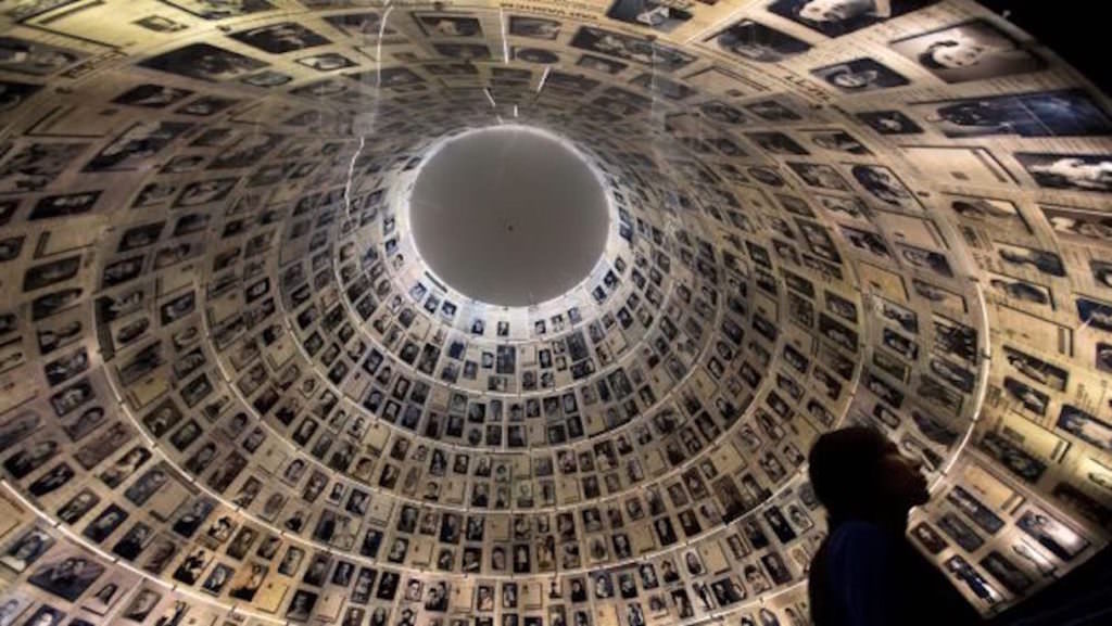 Hall of Names, Yad Vashem Holocaust memorial in Jerusalem. January 24, 2016. Credit: AP