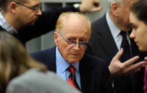 Philip Bialowitz before the trial against John Demjanjuk in 2010. Mr. Demjanjuk was convicted of being a collaborating guard at Sobibor, a secret Nazi death camp. CHRISTOF STACHE, VIA ASSOCIATED PRESS