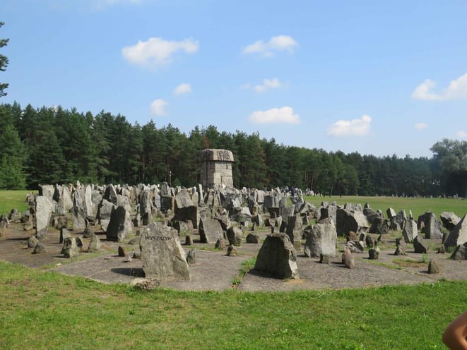 The memorial evokes the memories of a sad history and tries to connect with the past.