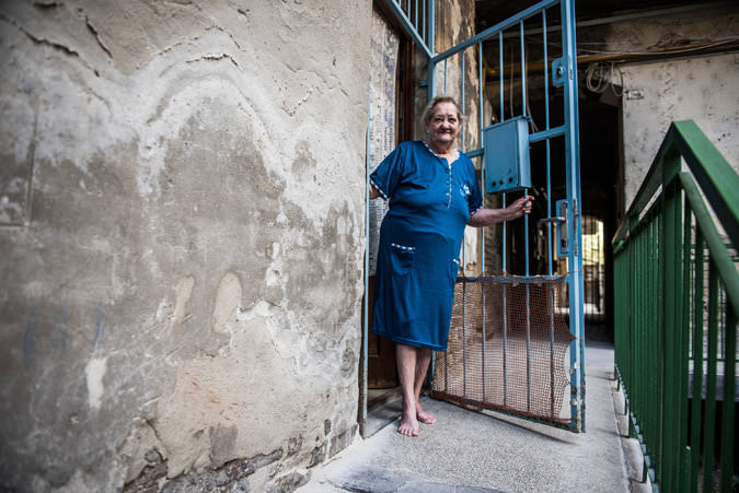 Ms. Varga, 78, at her home in Budapest. Credit Akos Stiller for The New York Times